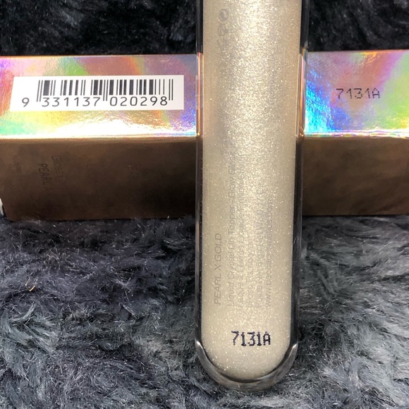 NIB -PEARL X GOLD- Becca Liquid Crystal Lip Topper Glow Gloss - Picture 4 of 8